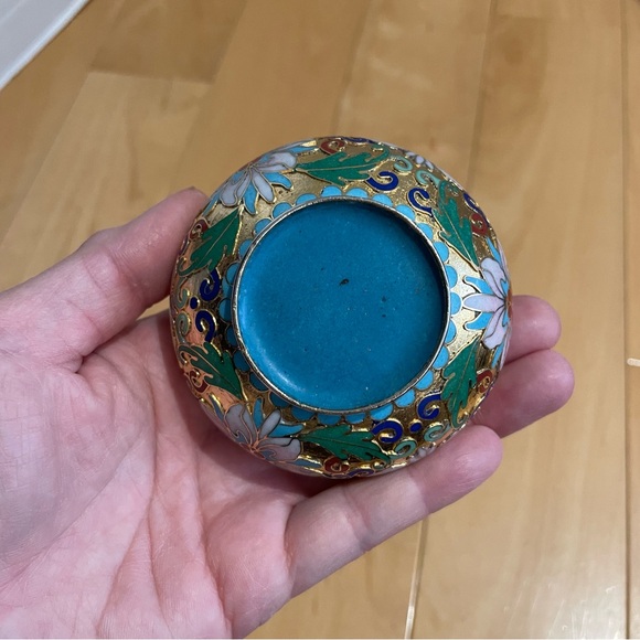 New small decorative cloisonné vase - Picture 3 of 4
